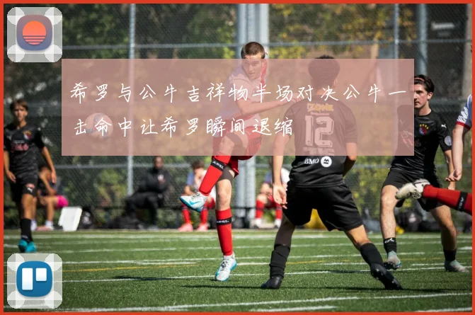 希罗与公牛吉祥物半场对决公牛一击命中让希罗瞬间退缩